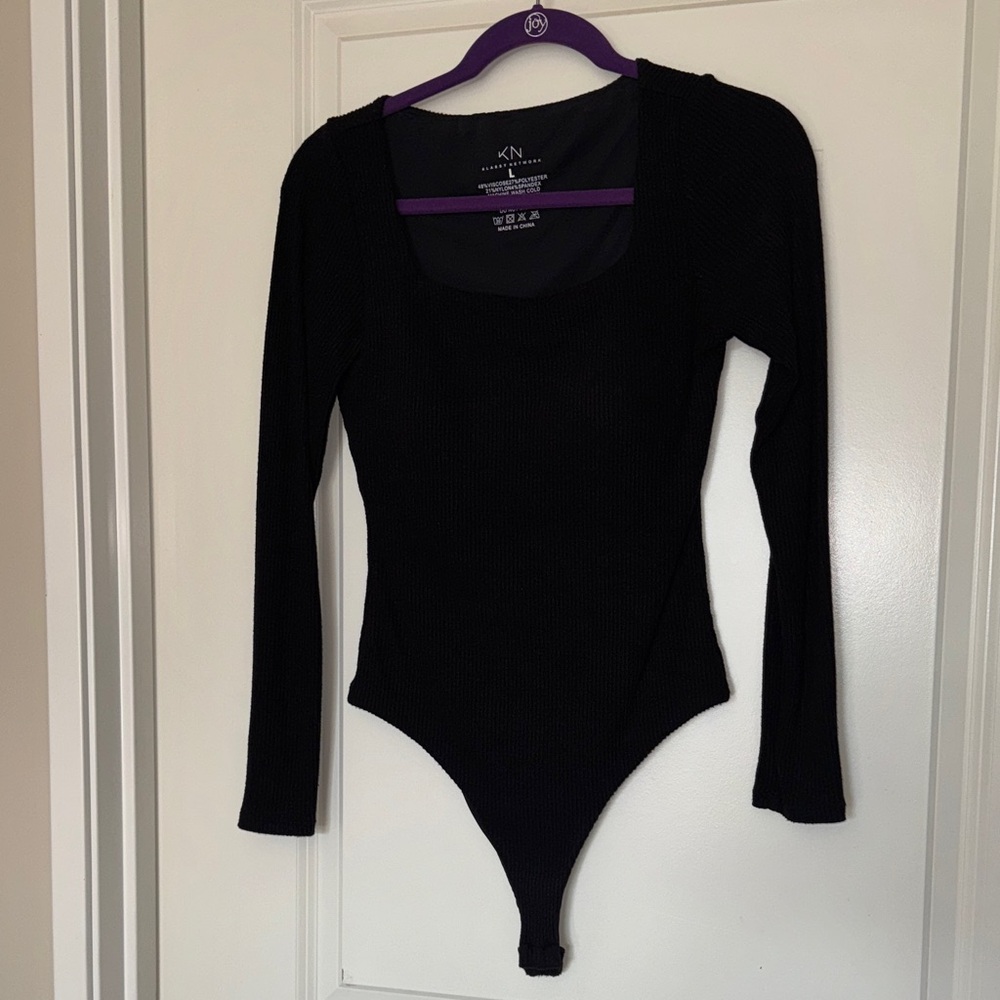 Black Brami Ribbed bodysuit